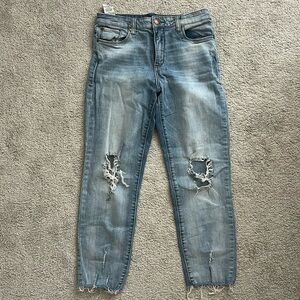 See thru soul High Rise Straight Leg 29